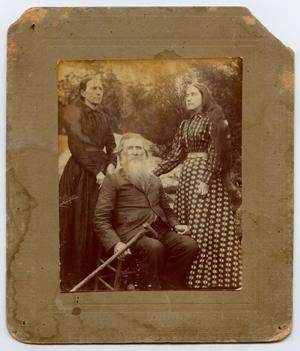 Primary view of object titled '[Portrait of Zachariah Matlock, Mary Hopkins Matlock, and Sarah Matlock]'.