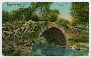 [Postcard with an Illustration of a Bridge Over a Creek]