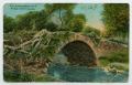 Primary view of [Postcard with an Illustration of a Bridge Over a Creek]