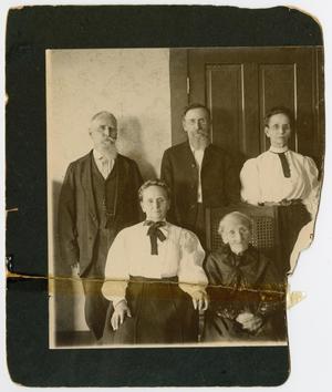 Primary view of object titled '[Portrait of Members of the Nelson Family]'.