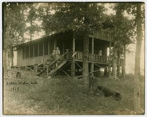 Primary view of object titled '[Photograph of the "King Kabins" in Arkansas]'.
