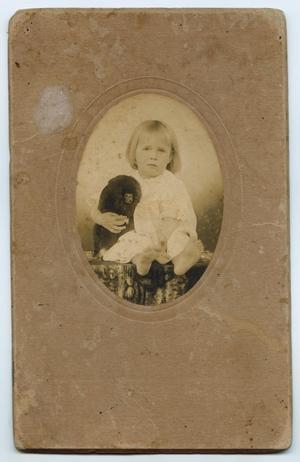 [Portrait of Alpha Lucille Matlock with a Monkey]