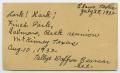 Thumbnail image of item number 2 in: '[Postcard from Tallye Daffron Pearson to Edna Matlock, July 28, 1932]'.