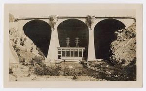 Primary view of object titled '[Photograph of the Power House at the Coolidge Dam in Arizona]'.