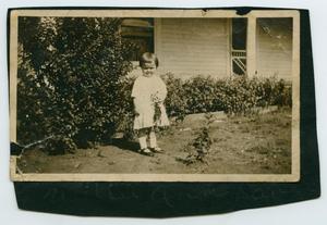 [Photograph of Willie Ann Davis as a Child]