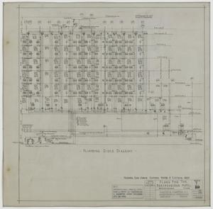 Primary view of object titled 'Breckenridge Hotel Mechanical Plans, Breckenridge, Texas: Plumbing Riser Diagram'.