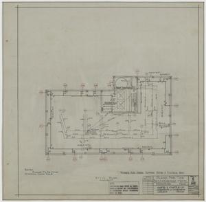 Primary view of object titled 'Breckenridge Hotel Mechanical Plans, Breckenridge, Texas: Attic Plan'.