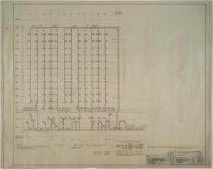 Primary view of object titled 'Settles' Hotel, Big Spring, Texas: Heating Riser Diagram'.