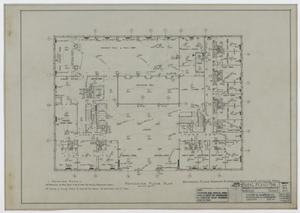 Primary view of object titled 'Scharbauer Hotel Mechanical Plans, Midland, Texas: Mezzanine Floor Plan'.
