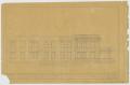 Thumbnail image of item number 2 in: 'Anne D'Spain's Apartment House Revisions, Abilene, Texas: Typical Side Elevation'.