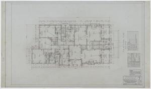 Primary view of object titled 'Mr. A. W. Wible's Apartment, Dallas, Texas: First Floor Plan'.