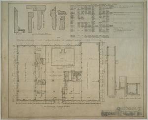 Primary view of object titled 'Settles' Hotel, Big Spring, Texas: Mezzanine Floor Plan'.