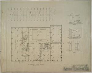 Primary view of object titled 'Settles' Hotel, Big Spring, Texas: Mezzanine Floor Mechanical Plan'.