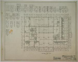 Scharbauer Hotel, Midland, Texas: Mezzanine Floor Plan
