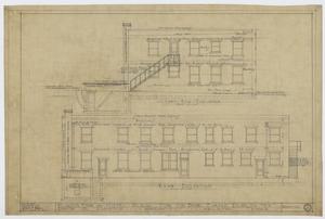 Primary view of object titled 'Bob Evans' Hotel, Dublin, Texas: Elevations'.