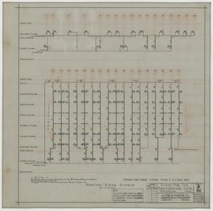 Breckenridge Hotel Mechanical Plans, Breckenridge, Texas: Heating Riser Diagram