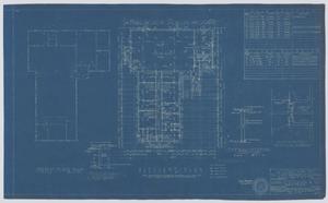 Primary view of object titled 'First Methodist Church Alterations: Basement Plan'.