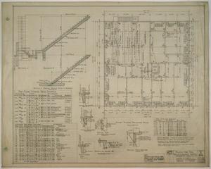 Primary view of object titled 'Breckenridge Hotel, Breckenridge, Texas: First Floor Framing Plan'.