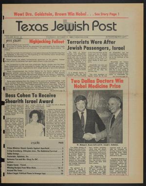 Texas Jewish Post (Fort Worth, Tex.), Vol. 39, No. 42, Ed. 1 Thursday, October 17, 1985
