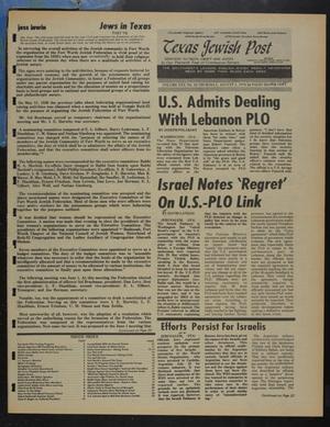 Primary view of object titled 'Texas Jewish Post (Fort Worth, Tex.), Vol. 30, No. 32, Ed. 1 Thursday, August 5, 1976'.