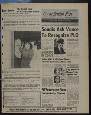 Texas Jewish Post (Fort Worth, Tex.), Vol. 31, No. 8, Ed. 1 Thursday, February 24, 1977