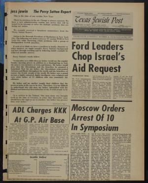 Texas Jewish Post (Fort Worth, Tex.), Vol. 30, No. 53, Ed. 1 Thursday, December 30, 1976