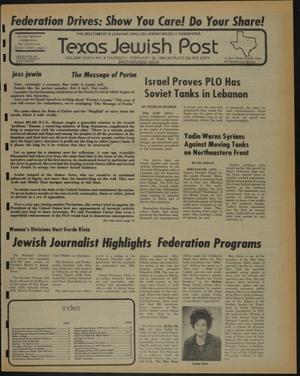 Texas Jewish Post (Fort Worth, Tex.), Vol. 34, No. 9, Ed. 1 Thursday, February 28, 1980