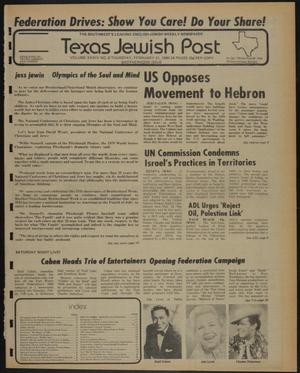 Texas Jewish Post (Fort Worth, Tex.), Vol. 34, No. 8, Ed. 1 Thursday, February 21, 1980
