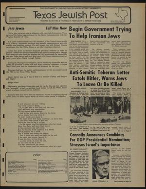 Texas Jewish Post (Fort Worth, Tex.), Vol. 33, No. 5, Ed. 1 Thursday, February 1, 1979