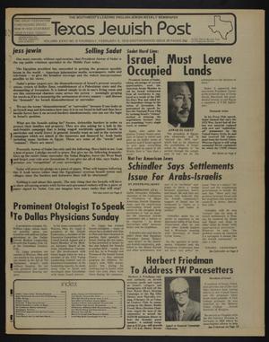 Texas Jewish Post (Fort Worth, Tex.), Vol. 32, No. 6, Ed. 1 Thursday, February 9, 1978