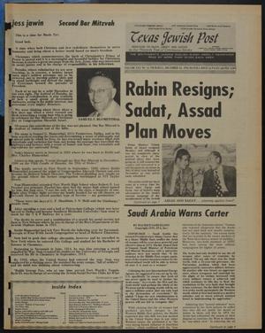 Primary view of object titled 'Texas Jewish Post (Fort Worth, Tex.), Vol. 30, No. 52, Ed. 1 Thursday, December 23, 1976'.