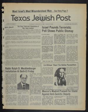 Texas Jewish Post (Fort Worth, Tex.), Vol. 38, No. 1, Ed. 1 Thursday, January 5, 1984