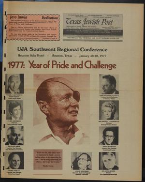 Texas Jewish Post (Fort Worth, Tex.), Vol. 31, No. 2, Ed. 1 Thursday, January 13, 1977