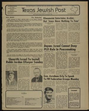 Texas Jewish Post (Fort Worth, Tex.), Vol. 33, No. 8, Ed. 1 Thursday, February 22, 1979
