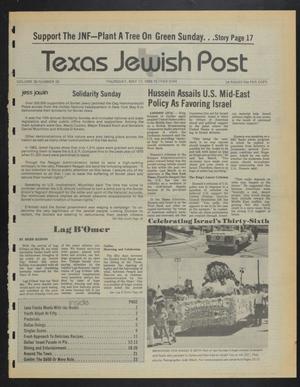 Texas Jewish Post (Fort Worth, Tex.), Vol. 38, No. 20, Ed. 1 Thursday, May 17, 1984