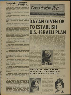Texas Jewish Post (Fort Worth, Tex.), Vol. 24, No. 50, Ed. 1 Thursday, December 3, 1970