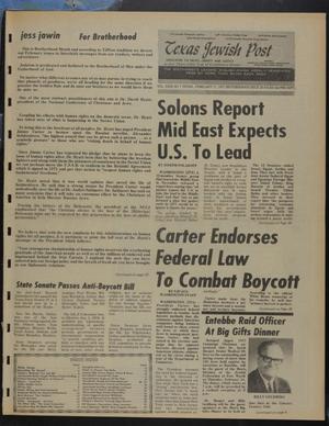 Texas Jewish Post (Fort Worth, Tex.), Vol. 31, No. 7, Ed. 1 Thursday, February 17, 1977