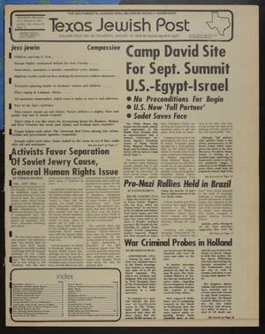 Texas Jewish Post (Fort Worth, Tex.), Vol. 32, No. 32, Ed. 1 Thursday, August 10, 1978