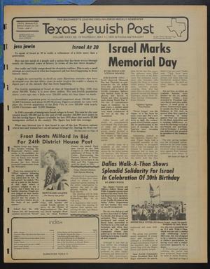 Primary view of object titled 'Texas Jewish Post (Fort Worth, Tex.), Vol. 32, No. 19, Ed. 1 Thursday, May 11, 1978'.