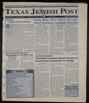 Primary view of object titled 'Texas Jewish Post (Fort Worth, Tex.), Vol. 52, No. 38, Ed. 1 Thursday, September 17, 1998'.