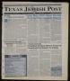 Thumbnail image of item number 1 in: 'Texas Jewish Post (Fort Worth, Tex.), Vol. 52, No. 38, Ed. 1 Thursday, September 17, 1998'.
