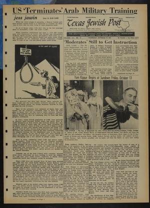 Texas Jewish Post (Fort Worth, Tex.), Vol. 21, No. 41, Ed. 1 Thursday, October 12, 1967