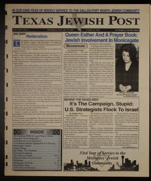 Texas Jewish Post (Fort Worth, Tex.), Vol. 53, No. 4, Ed. 1 Thursday, January 28, 1999