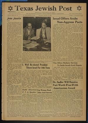 Texas Jewish Post (Fort Worth, Tex.), Vol. 8, No. 41, Ed. 1 Thursday, October 14, 1954