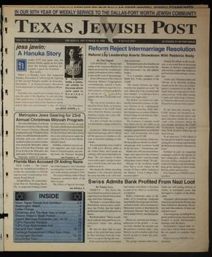 Texas Jewish Post (Fort Worth, Tex.), Vol. 50, No. 51, Ed. 1 Thursday, December 19, 1996