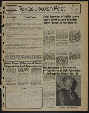 Texas Jewish Post (Fort Worth, Tex.), Vol. 35, No. 53, Ed. 1 Thursday, December 31, 1981