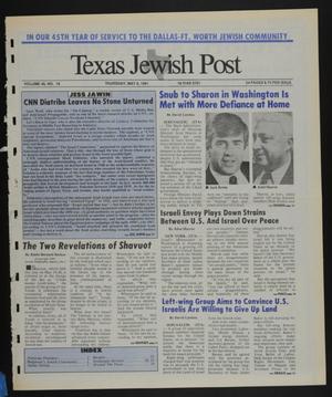 Texas Jewish Post (Fort Worth, Tex.), Vol. 45, No. 19, Ed. 1 Thursday, May 9, 1991