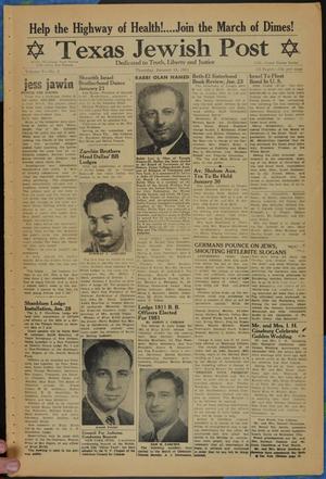 Texas Jewish Post (Fort Worth, Tex.), Vol. 5, No. 2, Ed. 1 Thursday, January 18, 1951