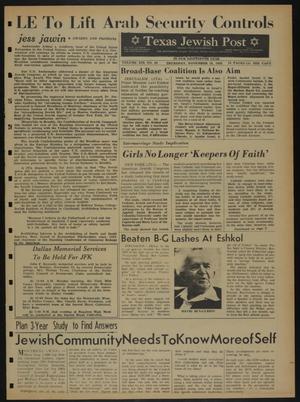 Texas Jewish Post (Fort Worth, Tex.), Vol. 19, No. 46, Ed. 1 Thursday, November 18, 1965