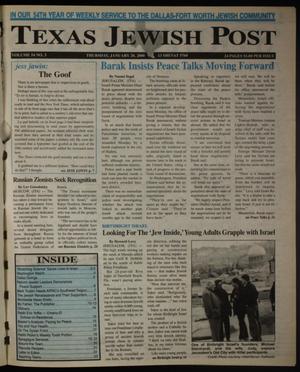 Texas Jewish Post (Fort Worth, Tex.), Vol. 54, No. 3, Ed. 1 Thursday, January 20, 2000